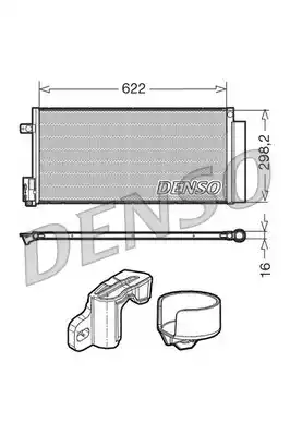 Конденсатор кондиционера DENSO DCN13110
