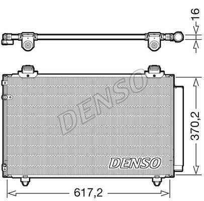 Конденсатор кондиционера DENSO DCN50112