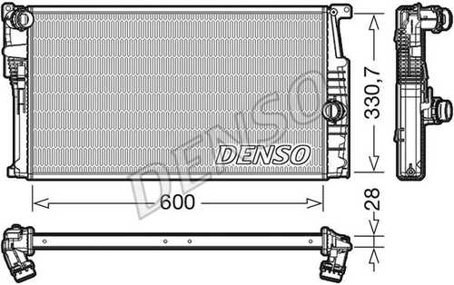 Радиатор охлаждения DENSO DRM05015