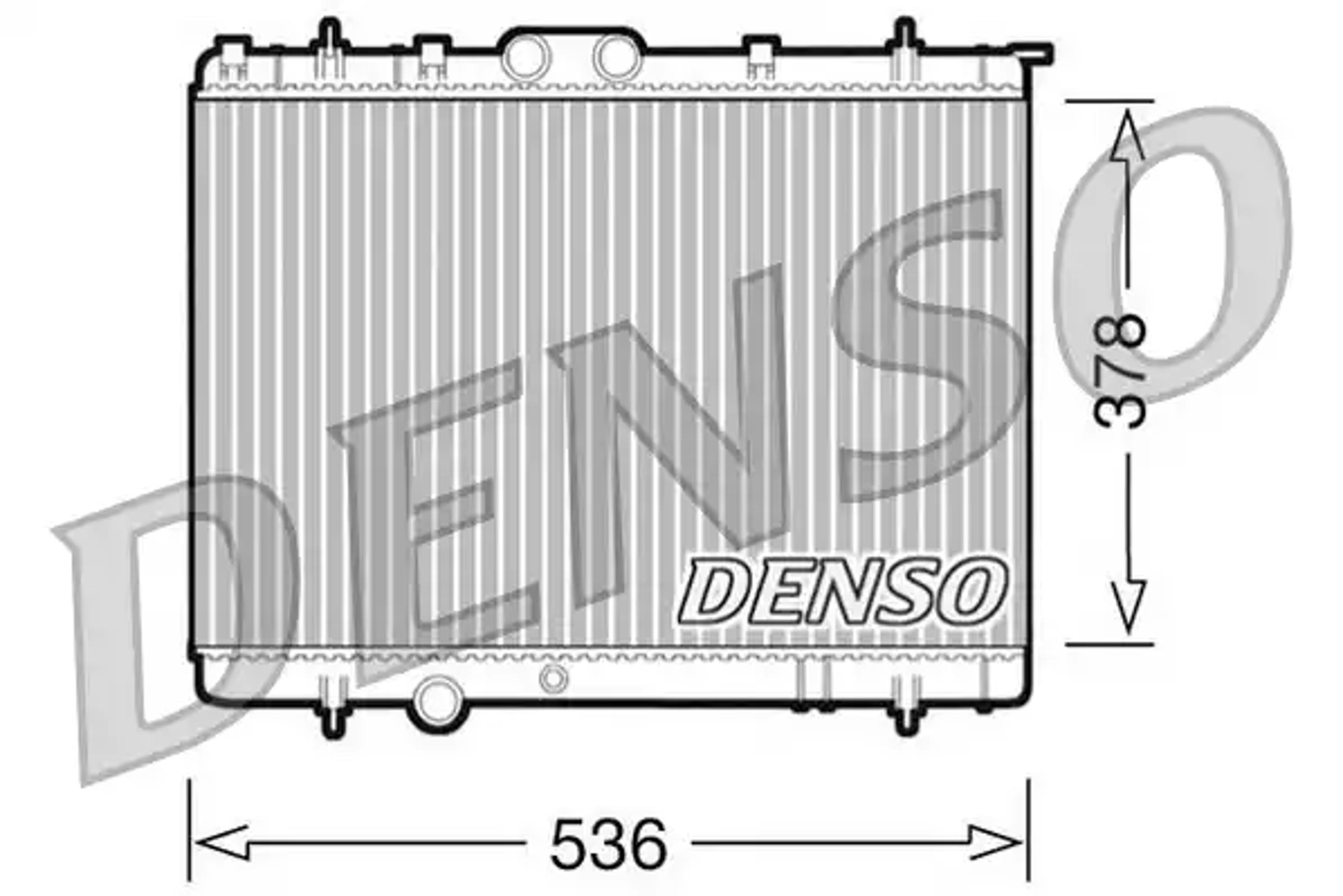 Радиатор системы охлаждения DENSO DRM21030