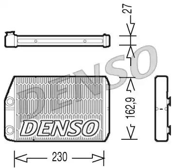 Теплообменник отопление салона DENSO DRR09034