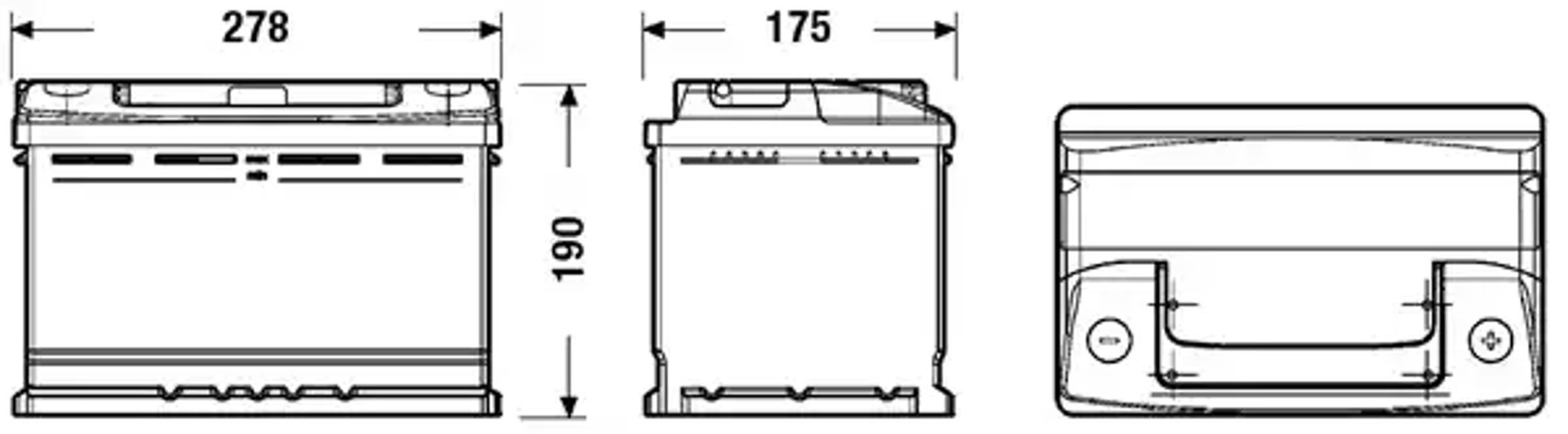 Аккумуляторная батарея 70ah DETA DC700