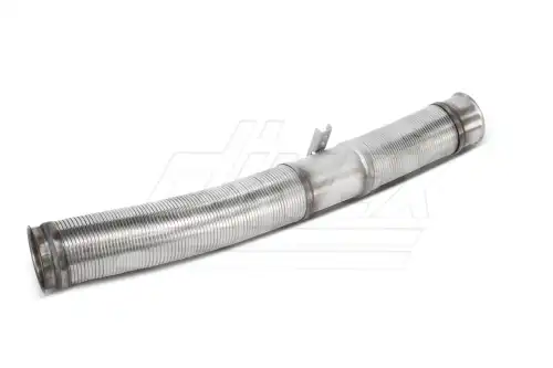 Din68277 гофра глушителя (нерж) premium d115 l950 передн. с фланцами DINEX 68277