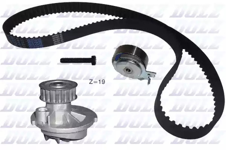 Комплект грм (с помпой) DOLZ KD024