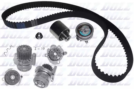 Комплект грм с водяным насосом DOLZ KD036