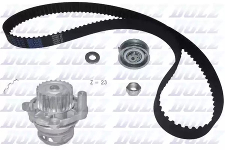 Комплект грм с водяным насосом DOLZ KD050