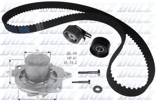 Комплект грм (с помпой) DOLZ KD032