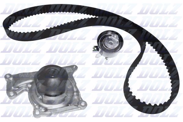 Комплект грм с водяным насосом DOLZ KD103