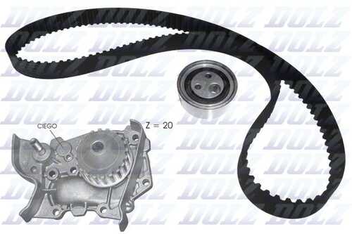 Комплект грм с водяным насосом DOLZ KD116