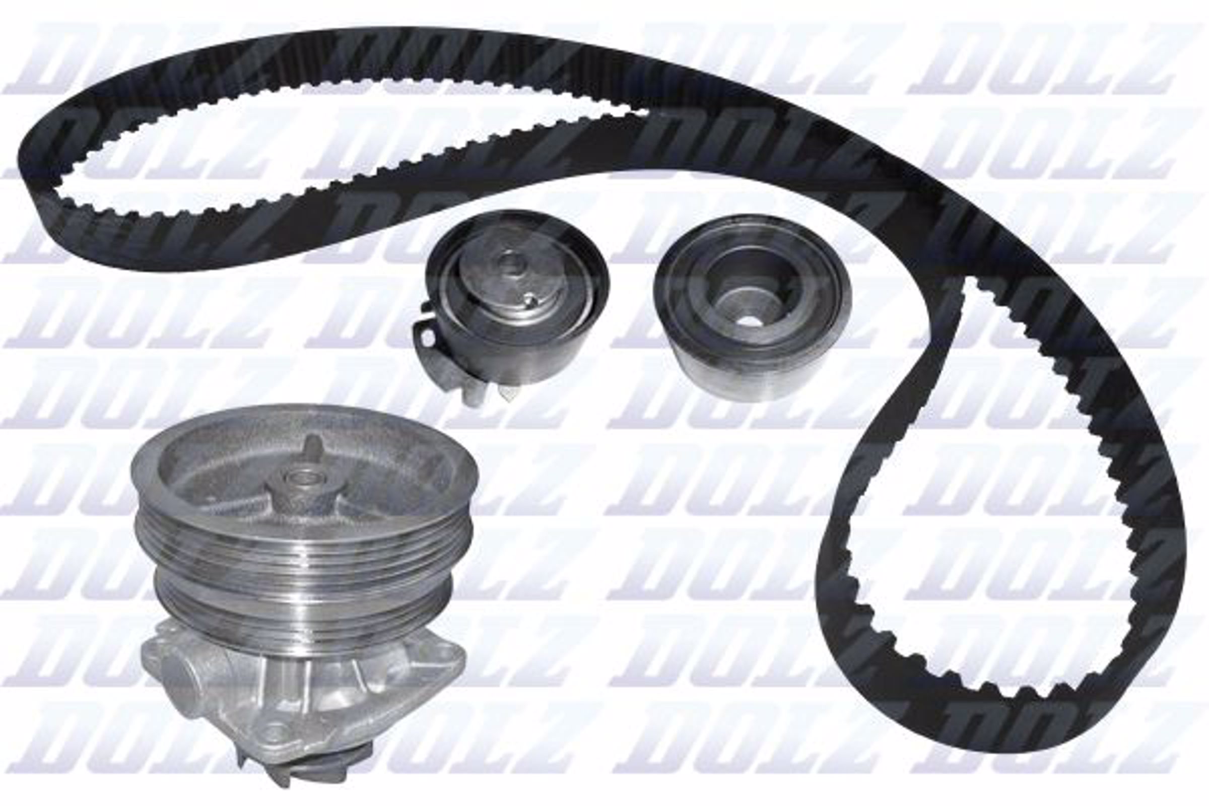 Комплект грм с водяным насосом DOLZ KD126