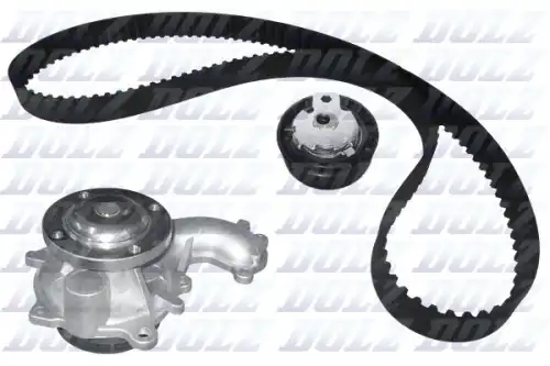 Комплект грм с водяным насосом a185 audi a4 2.0 tfsi 03- DOLZ KD166