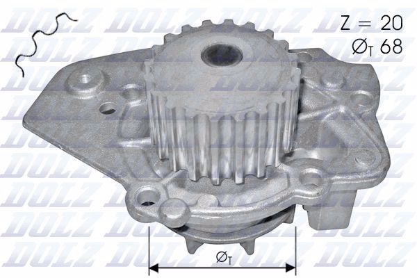 Насос водяной DOLZ N-206
