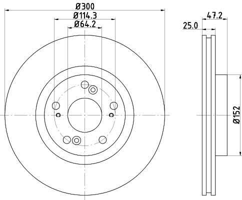 Диск тормозной DON PCD13262