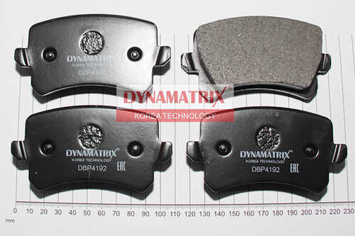 Комплект колодок для дисковых тормозов DYNAMATRIX-KOREA DBP4192
