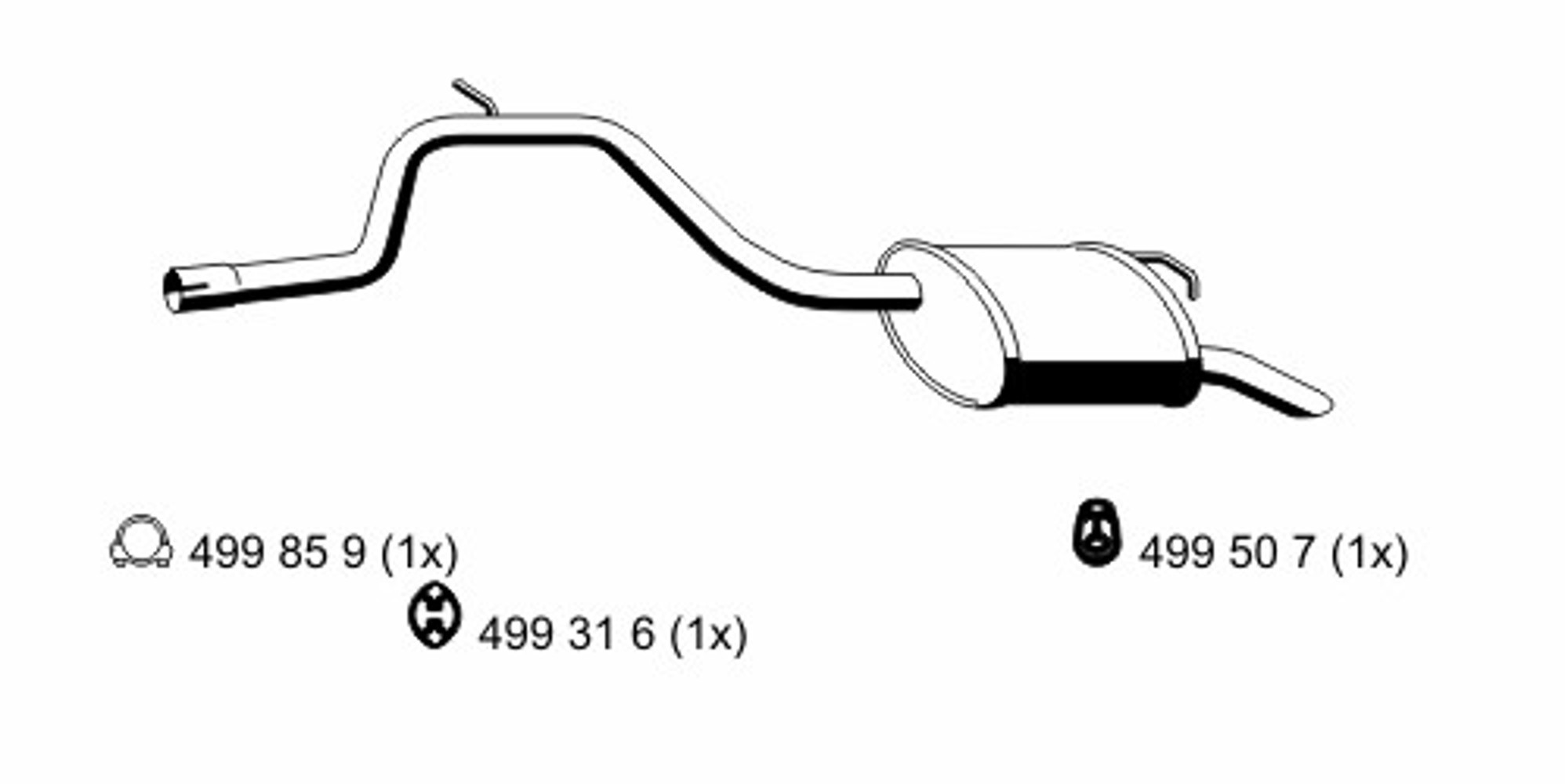 Глушитель ERNST 343015