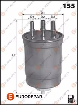 Топливный фильтр EUROREPAR 1611658880