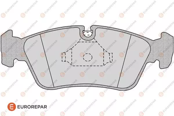 Колодки тормозные дисковые EUROREPAR 1617251580