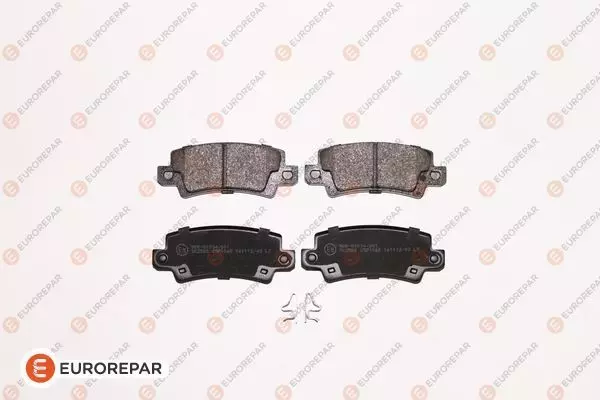 Колодки тормозные дисковые EUROREPAR 1617269480
