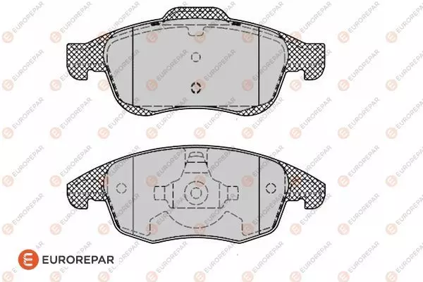 Колодки тормозные дисковые EUROREPAR 1617272980