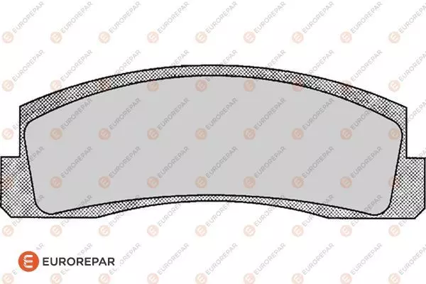 Комплект тормозных колодок дискового тормоза EUROREPAR 1617274480