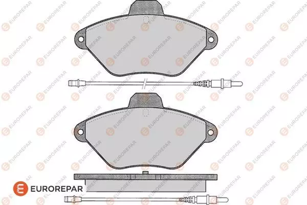 Колодки тормозные дисковые EUROREPAR 1617279880