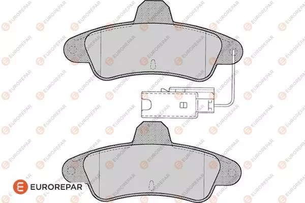 Колодки тормозные дисковые EUROREPAR 1617280280