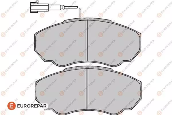 Колодки тормозные дисковые EUROREPAR 1617280580