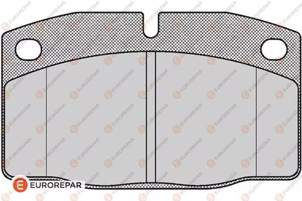 Колодки тормозные дисковые EUROREPAR 1617282780