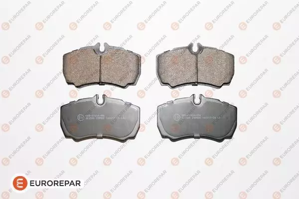 Комплект тормозных колодок дискового тормоза EUROREPAR 1617284180