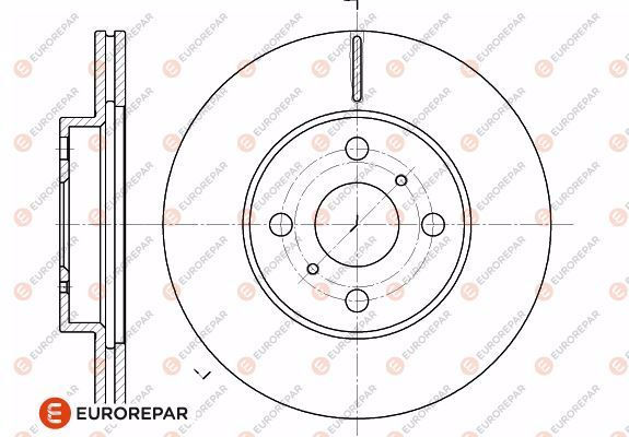 Диск тормозной EUROREPAR 1618865980