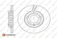 Диск тормозной EUROREPAR 1618888080