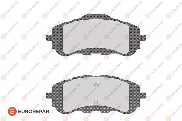 Колодки тормозные дисковые EUROREPAR 1619790980