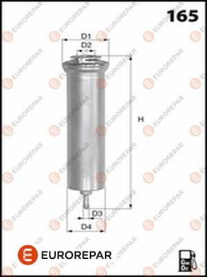 Фильтр топливный bmw 1 e81/e87 2.0d 03 5 e60/f10/f11 2.0d-3.0d 03 EUROREPAR 1643624680