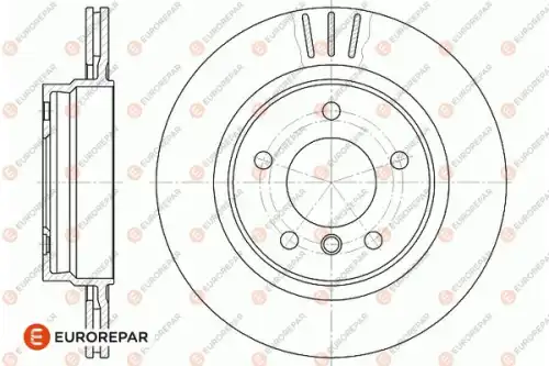 Диск тормозной bmw 3 (e46) 318 i 1997 rear d294 x 19 EUROREPAR 1667859180