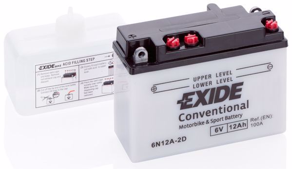 Стартерная аккумуляторная батарея exide conventional EXIDE 6N12A-2D