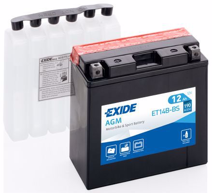 Аккумулятор для мототехники EXIDE ET14B-BS