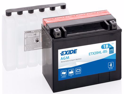Аккумулятор для мототехники EXIDE ETX20HL-BS