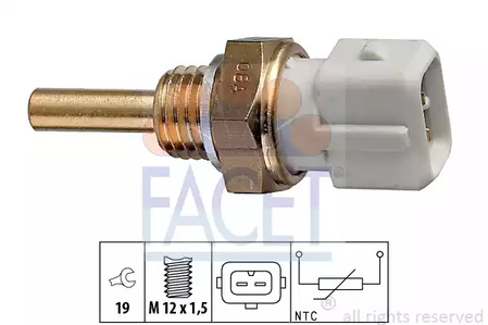 Датчик давления наддува во впускном коллекторе FACET 7.3127