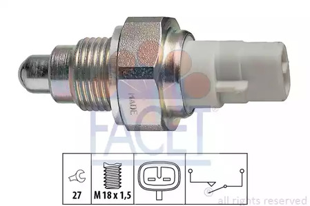 Датчик заднего хода FACET 7.6111