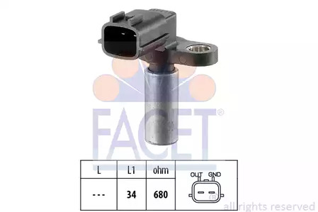 Датчик положения коленвала FACET 9.0276