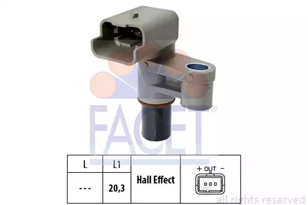 Датчик положения коленвала FACET 9.0462