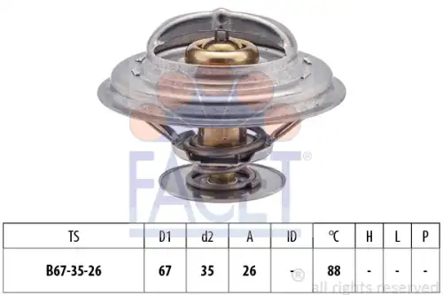 Термостат FACET 7.8258S