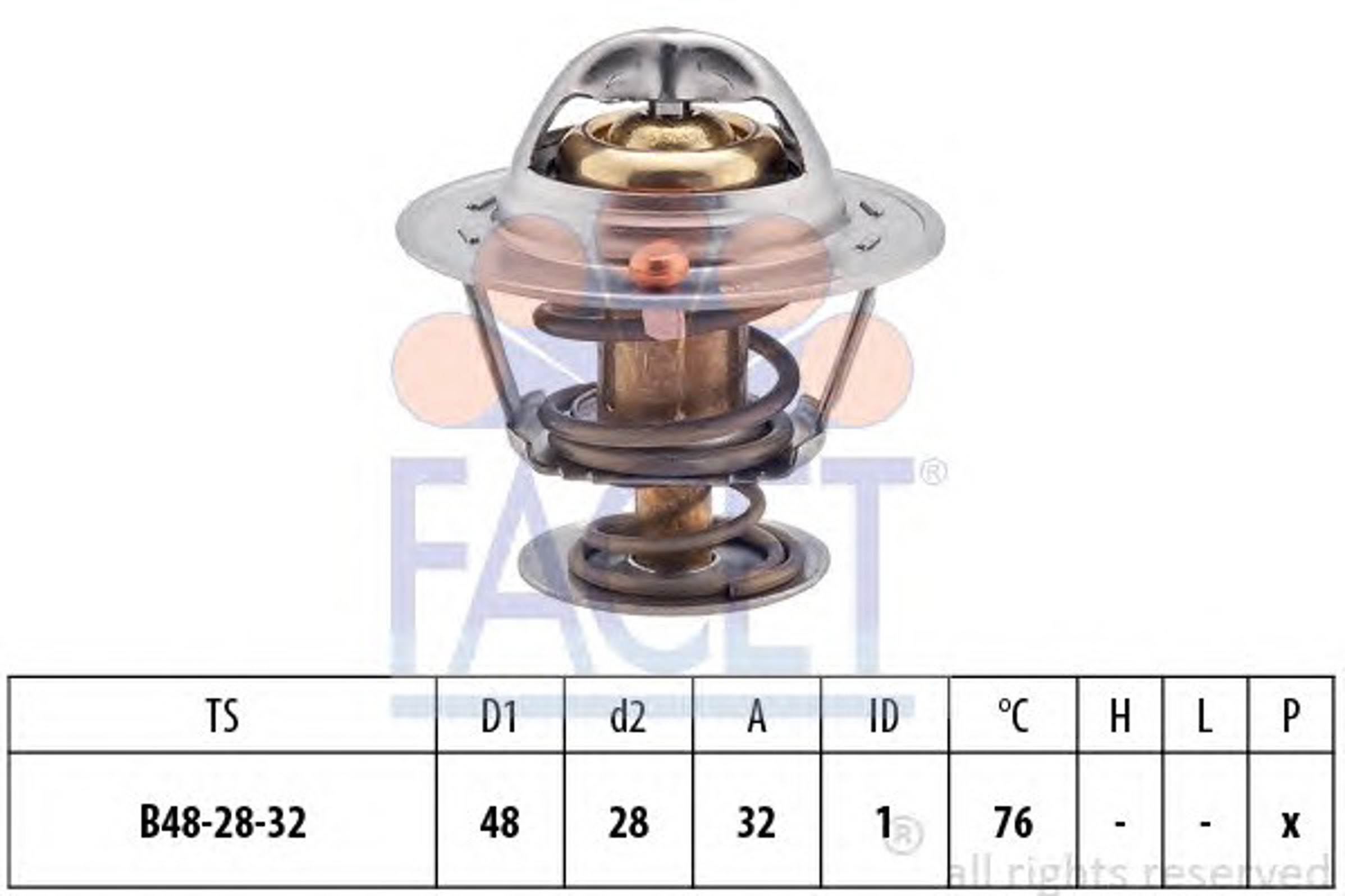 Термостат FACET 7.8418S