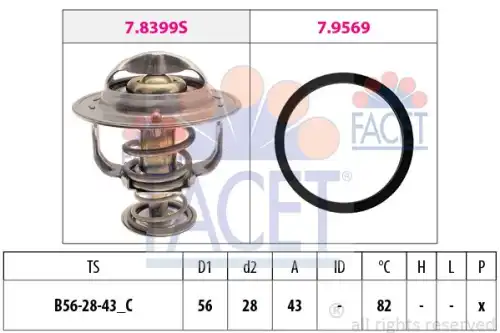 Термостат FACET 7.8444