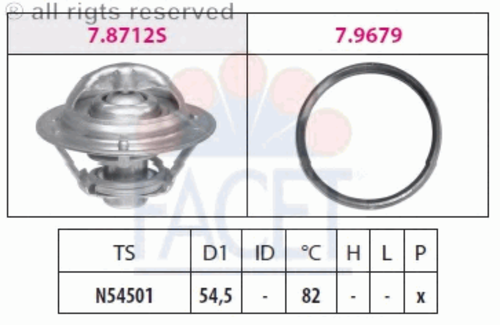 Термостат FACET 7.8712