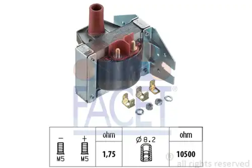Катушка зажигания FACET 9.6001D