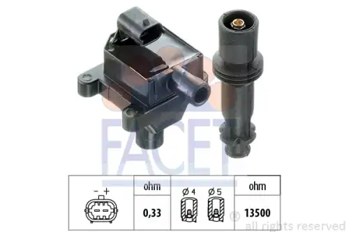Катушка зажигания FACET 9.6297K