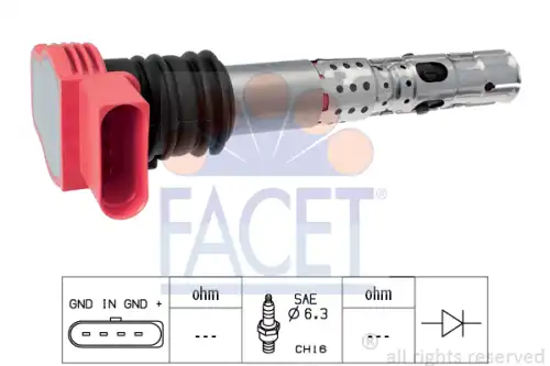 Катушка зажигания FACET 9.6336
