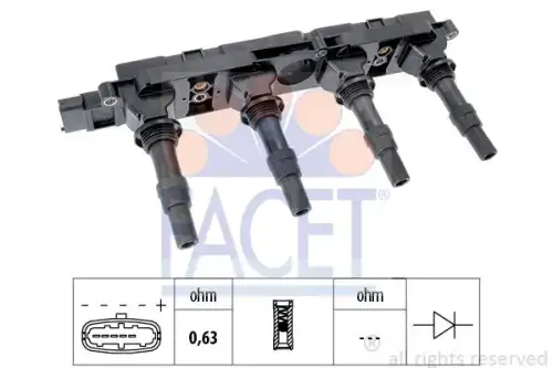 Катушка зажигания FACET 9.6408