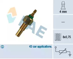 Датчик температуры охлаждающей жидкости FAE 32170